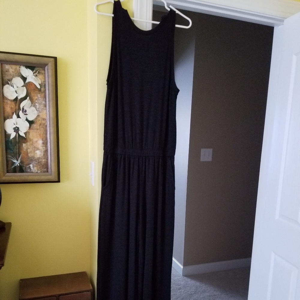 Gap black culotte romper